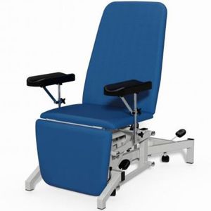 phlebotomy examination chair / hydraulic / electric / 3 sections