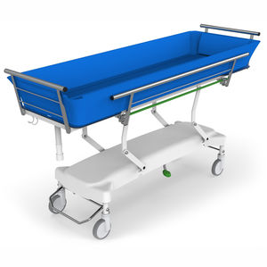 height-adjustable shower trolley