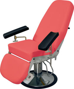 hydraulic blood donor chair / 3-section / height-adjustable