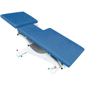echocardiography examination table / electric / height-adjustable / 2 sections
