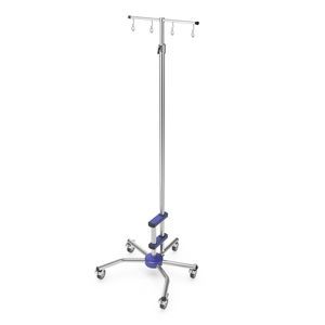 IV pole on casters 1