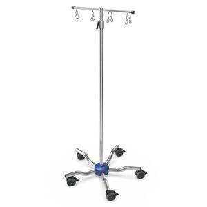 IV pole on casters 1