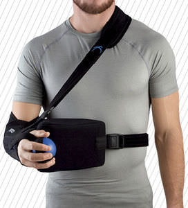 arm sling with shoulder abduction pillow