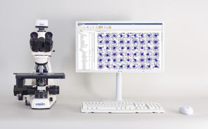 automatic cell imaging system / for hematology / for blood cells