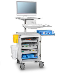 medicine distribution computer cart