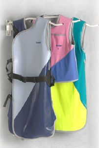 wall-mounted X-ray apron rack