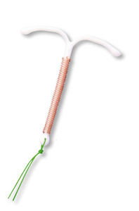 copper-T intrauterine device