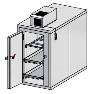 3-body refrigerated mortuary cabinet