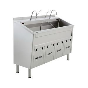 2-station surgical sink