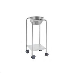 trolley-mounted surgical basin stand
