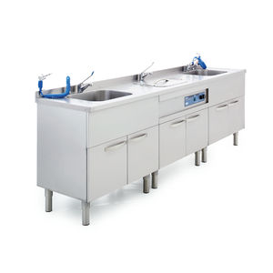 stainless steel cleaning station