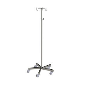 IV pole on casters