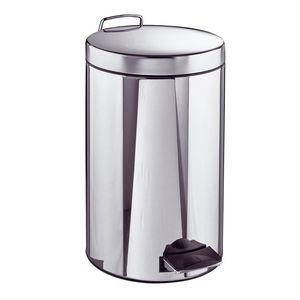 Stainless steel waste bin - ROUND SMOKY - IPC