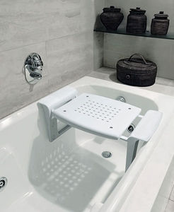 height-adjustable shower seat
