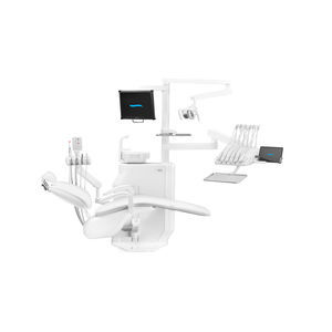 dental unit with adjustable headrest