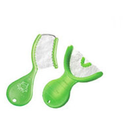 partial denture dental impression tray / non-perforated
