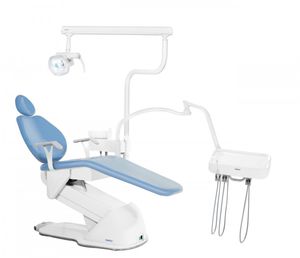 dental treatment unit with electro-mechanical chair