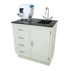 dental laboratory workstation with sink