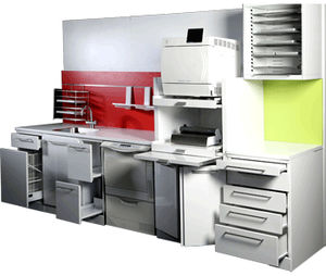 sterilization cabinet / for instruments / for dental clinics / with drawer