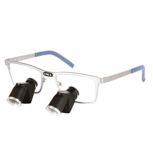 binocular loupe with frames