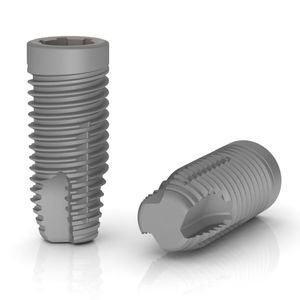 straight dental implant / titanium