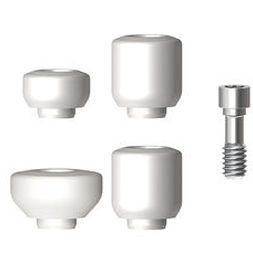 straight healing abutment / PEEK
