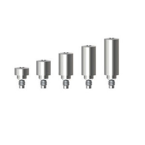 straight healing abutment / titanium