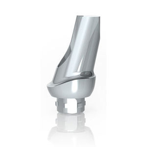 angulated implant abutment / titanium / internal / cemented