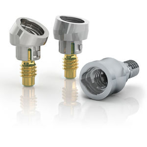 angulated implant abutment / titanium / internal / CAD/CAM