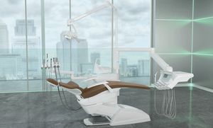 dental treatment unit with chair