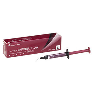 flowable composite dental material / for dental restorations