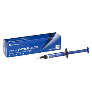 flowable composite dental material / for dental restorations