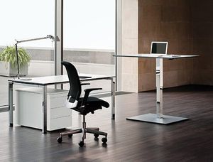 rectangular desk