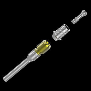 titanium implant abutment
