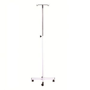 IV pole on casters