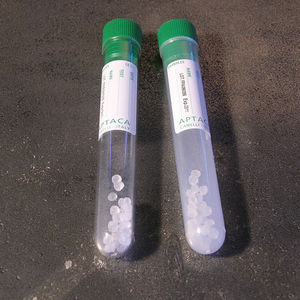 cylindrical collection tube / polypropylene / PMMA / with separating granules