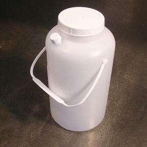 24-hour urine sample container / with screw cap / polyethylene