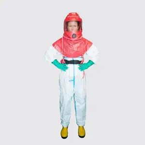 Unisex protective coveralls - EBO-10 - EGO Zlín - air-fed / green