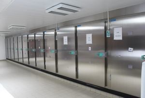 mortuary stretcher refrigerated mortuary cabinet 1