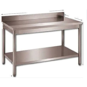 laboratory bench with shelves 1