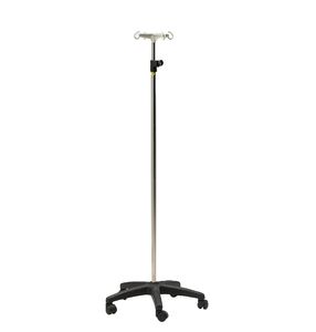 IV pole on casters