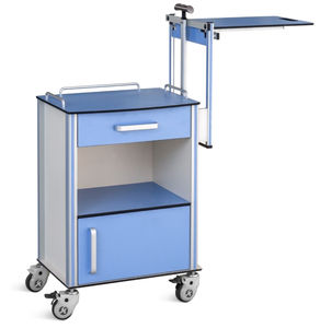 bedside table on casters