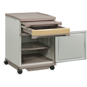 bedside table on casters