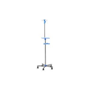 IV pole on casters