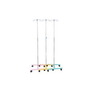 IV pole on casters