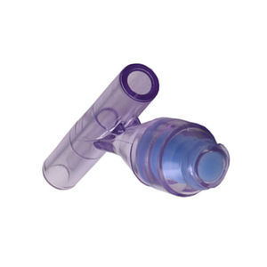 infusion connector with latex free composition