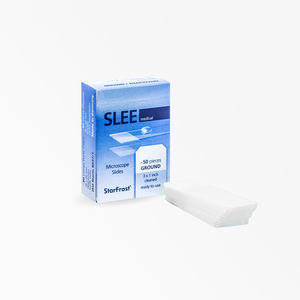 adhesive microscope slide