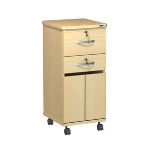 bedside cabinet on casters