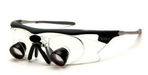 binocular loupe with frames