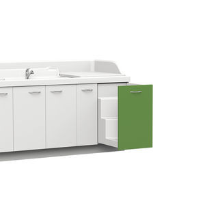 changing station with washbasin